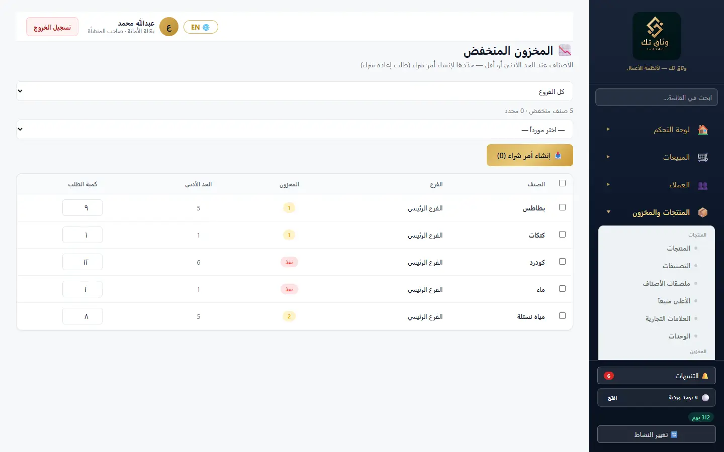 الحد الأدنى